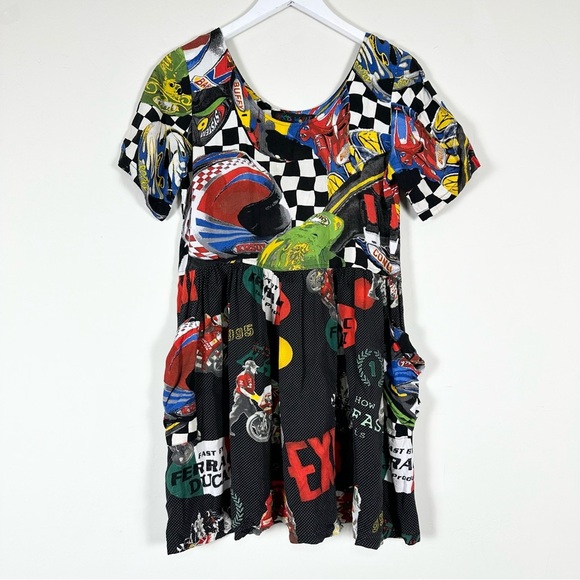 Vintage Jams World Fast by Ferracci Ducati Hattie Dress - Picture 1 of 9